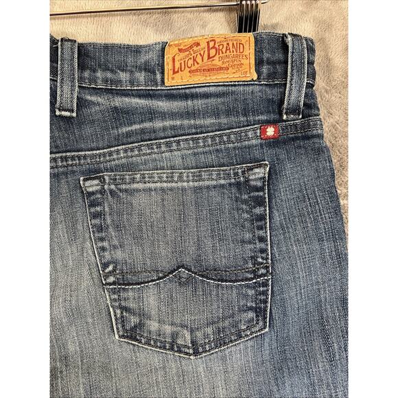 LUCKY BRAND Jeans Womens 10/30 Neopolitan Easy Rider Blue Denim Straight 30" Leg - Picture 7 of 14